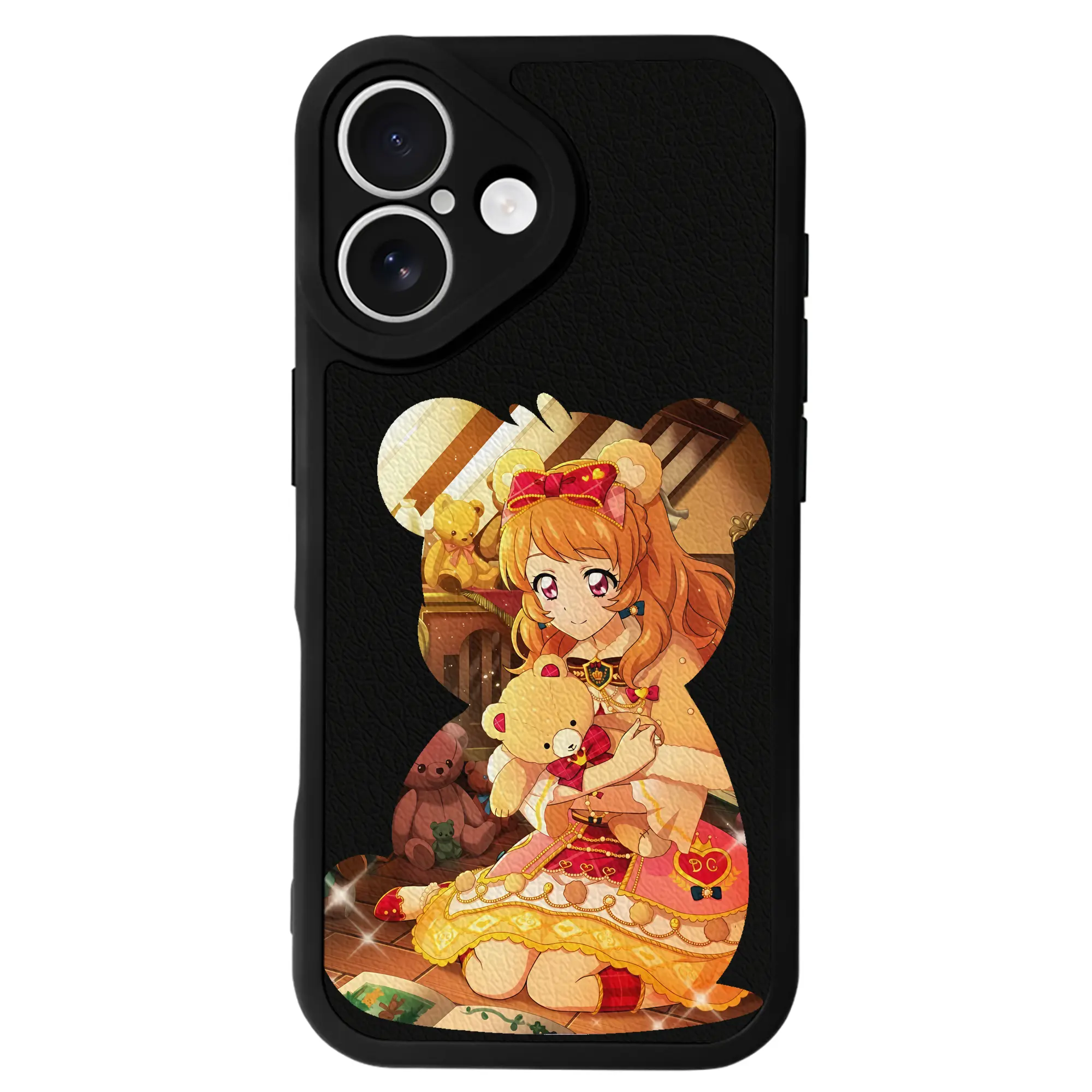 アイカツ グッズ 大空 あかり - IPhone 16シリーズ対応 ・ シリコンスマホケース ・ レザー調 ・ 高精度フィット ・ 耐衝撃 ・ ワイヤレス充電対応 ・ 精密カット